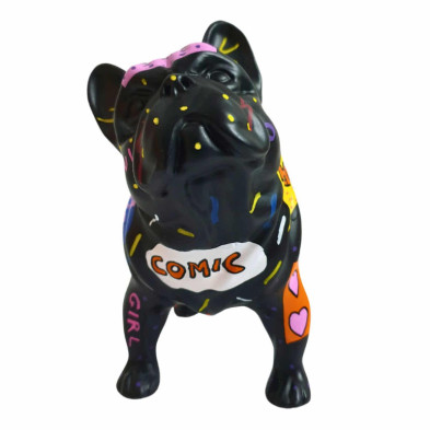 imagen 2 de figura bulldog frances 20cm pat pop juliani