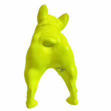 imagen 3 de figura bulldog frances 30cm neon yellow juliani