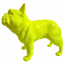 Imagen figura bulldog frances 47cm neon yellow julian