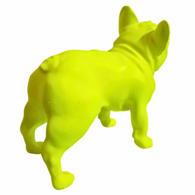 imagen 3 de figura bulldog frances 47cm neon yellow julian