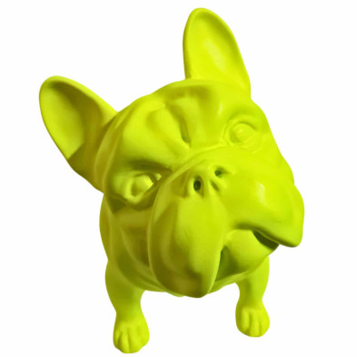 imagen 5 de figura bulldog frances 47cm neon yellow julian
