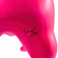 imagen 2 de figura bulldog frances 47cm neon pink julian