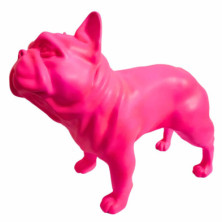 imagen 3 de figura bulldog frances 47cm neon pink julian