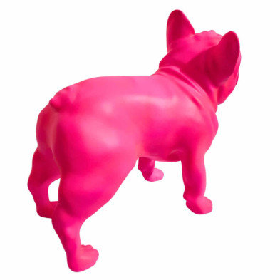 imagen 4 de figura bulldog frances 47cm neon pink julian