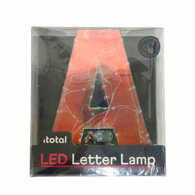 imagen 3 de lámpara letra a iluminada + hub usb