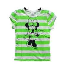 Imagen camiseta a rayas minnie verde