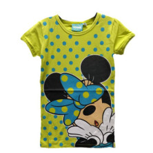 Imagen camiseta con lunares minnie amarilla