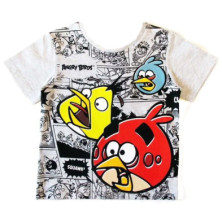 Imagen camiseta niño angry birds personajes cómic