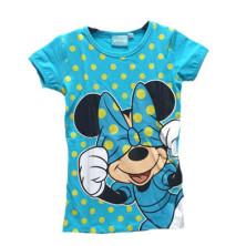 CAMISETA CON LUNARES MINNIE MOUSE AZUL