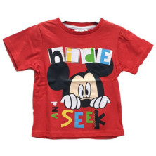 CAMISETA NIÑO MICKEY ROJA