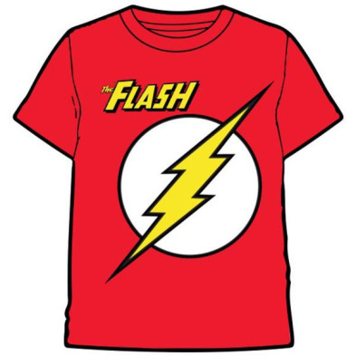Imagen CAMISETA THE FLASH LOGO TALLA M