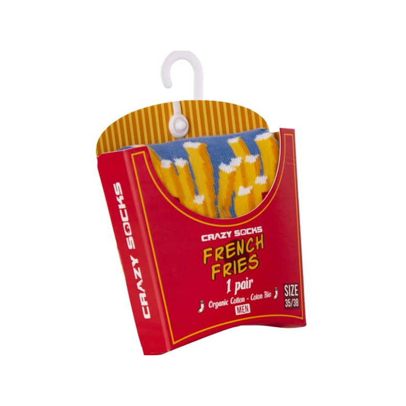 Imagen calcetines adulto patatas fritas crazy socks 35/38 Imagen calcetines adulto patatas fritas crazy socks 35/38