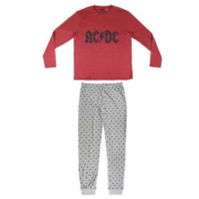 Imagen pijama largo interlock music acdc talla s