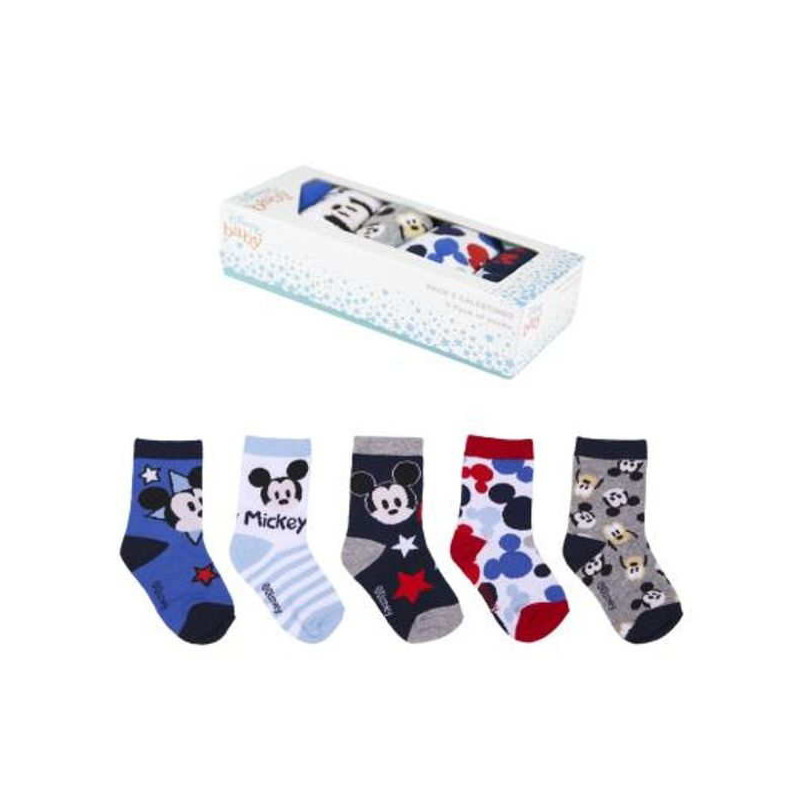 Imagen PACK CALCETINES 5 PIEZAS MICKEY MOUSE T 15/16