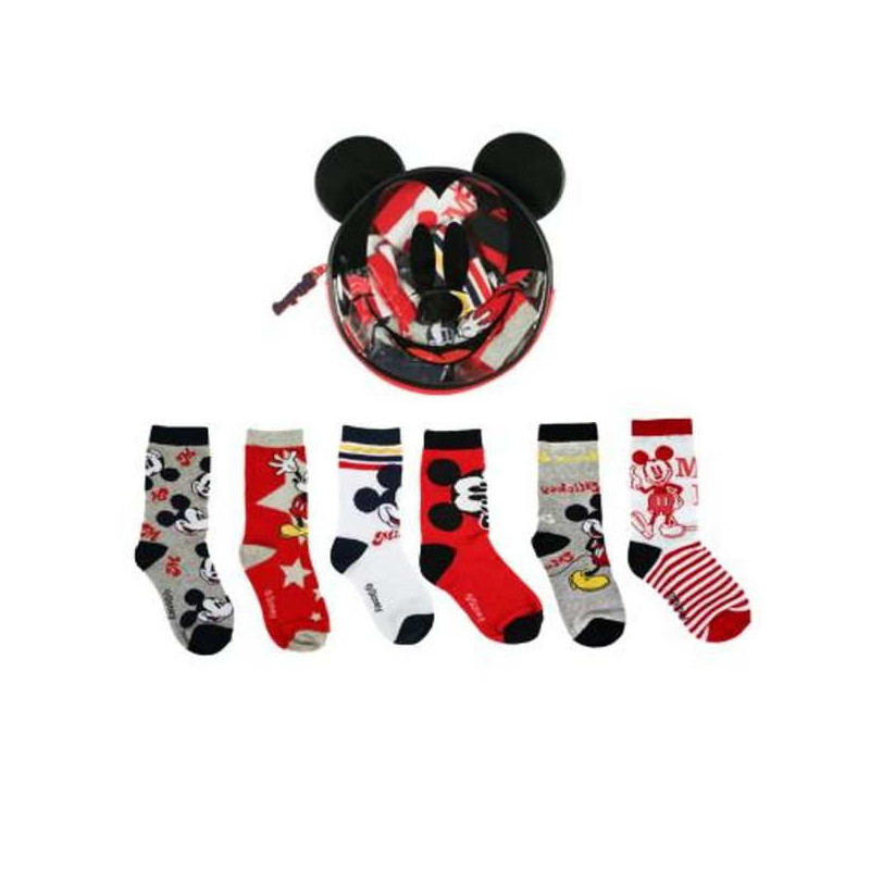 Imagen PACK CALCETINES 6 PIEZAS MICKEY MOUSE T 03/04
