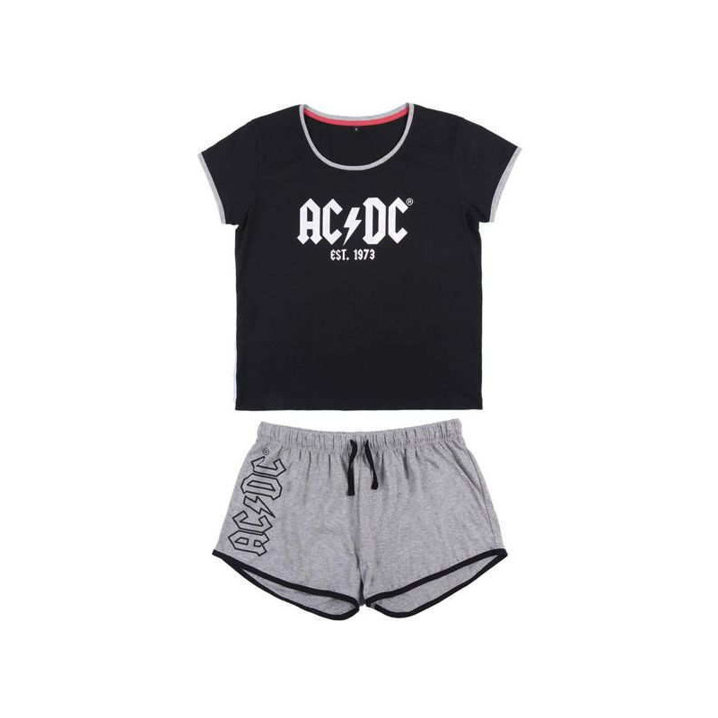 Imagen PIJAMA CORTO SINGLE JERSEY ACDC TALLA M