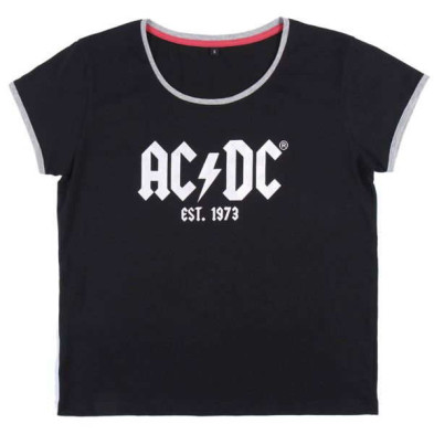 Imagen 1 de PIJAMA CORTO SINGLE JERSEY ACDC TALLA M
