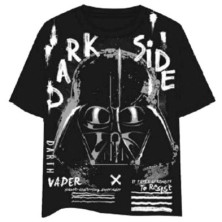 Imagen camiseta niño star wars vader dark side