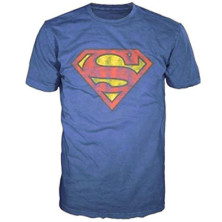 Imagen camiseta superman logo azul