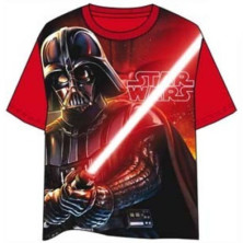 CAMISETA NIÑO STAR WARS DARTH VADER ROJA