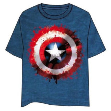 CAMISETA ADULTO ESCUDO CAPITÁN AMÉRICA