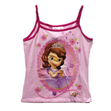 Imagen camiseta de tirantes princesa sofia rosa
