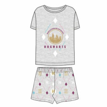 PIJAMA CORTO HARRY POTTER GRIS 