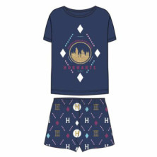 PIJAMA CORTO HARRY POTTER AZUL 