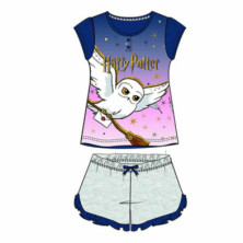 PIJAMA CORTO HARRY POTTER HEDWIG 