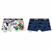 SET 2 BOXERS BATMAN - BLANCO AZUL