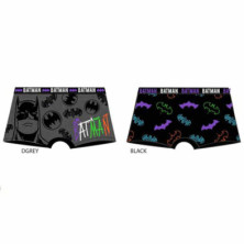 Imagen SET 2 BOXERS BATMAN 4/5 AÑOS - GRIS NEGRO