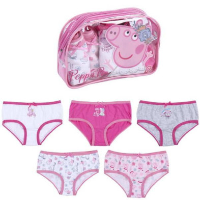 Imagen PACK BRAGUITAS 5 PIEZAS PEPPA PIG T. 01/02