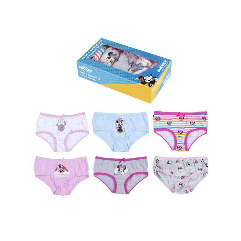 Imagen PACK BRAGUITAS 5 PIEZAS MINNIE MOUSE T. 02/03 Imagen PACK BRAGUITAS 5 PIEZAS MINNIE MOUSE T. 02/03