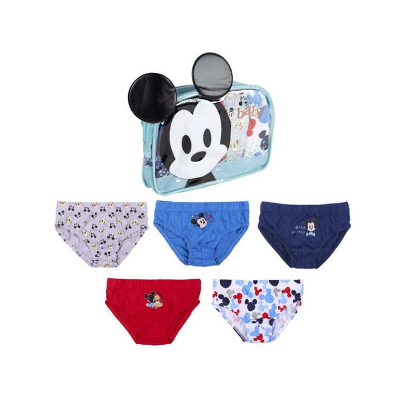Imagen PACK CALZONCILLOS 5 PIEZAS MICKEY MOUSE T. 03/04