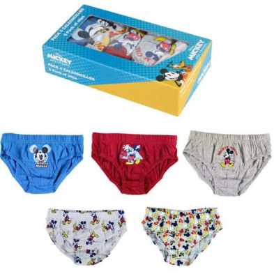 Pack de 5 calzoncillos bóxer - Blanco/Vehículos - NIÑOS