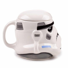 Imagen lateral taza de cerámica casco soldado imperial stormtroop