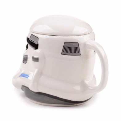 Imagen trasera taza de cerámica casco soldado imperial stormtroop