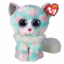 PELUCHE BEANIE BOOS GATO OPAL PASTEL 15CM TY