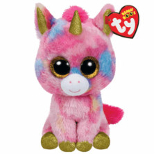 Imagen peluche beanie boos unicornio fantasia 23cm ty