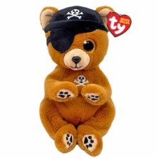 PELUCHE BEANIE BELLIES OSO PIRATA SCULLY 15CM TY