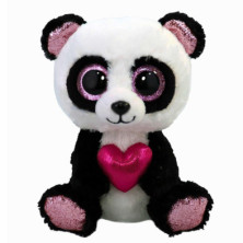 PELUCHE BEANIE BOOS OSO PANDA ESME CORAZÓN 15CM TY