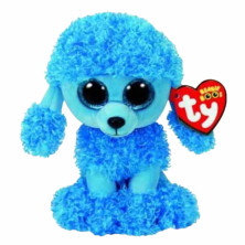 IMAGEN PELUCHE BEANIE BOOS MANDY BLUE POODLE 15CM TY