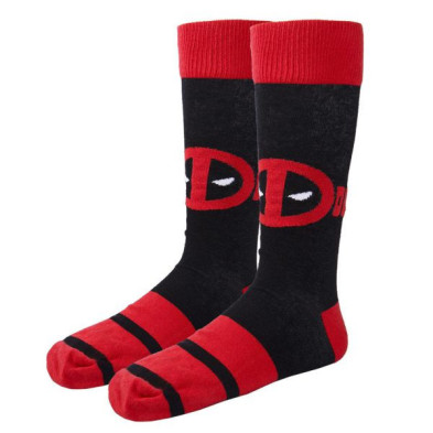 imagen 2 de calcetines deadpool 3 piezas talla única 40-46 box