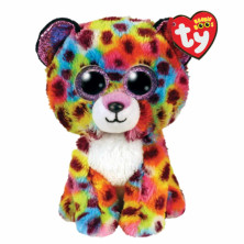 Imagen peluche beanie boos leopardo unicornio giselle 15cm