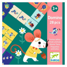 Imagen juego educativo domino pequeños animales djeco