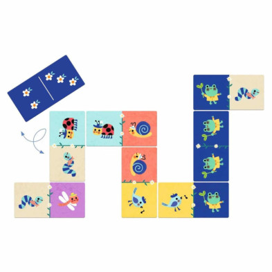 imagen 1 de juego educativo domino pequeños animales djeco