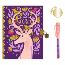 CUADERNO SECRETO MELISSA + ROTULADOR MÁGICO DJECO