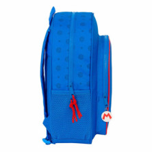 imagen 2 de mochila super mario play 38cm adaptable