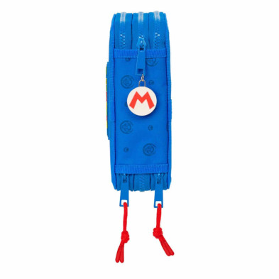imagen 2 de plumier triple super mario play 36 piezas