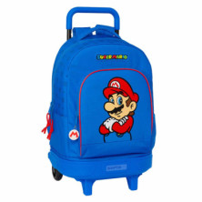 Imagen mochila con carro super mario play 45cm